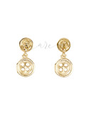 PENDIENTES MUJER UNO DE 50 DOUBLE TROUBLE PEN0745ORO0000U