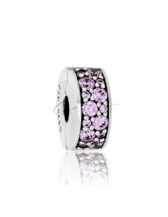 CHARM CLIP PANDORA ELEGANCIA ROSA BRILLANTE 791817PCZ