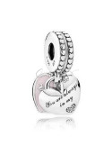 CHARM PANDORA COLGANTE DE CORAZONES MADRE E HIJA 792072EN40