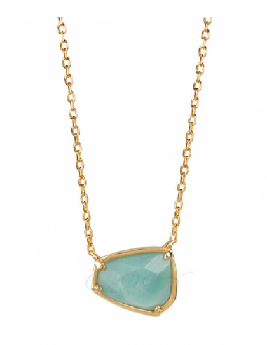 COLLAR VIDAL&VIDAL PIEDRA NATURAL VERDE 39CM X4464039