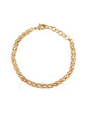 PULSERA VIDAL&VIDAL DOBLE CADENA BOLAS ALARGADAS X9550817