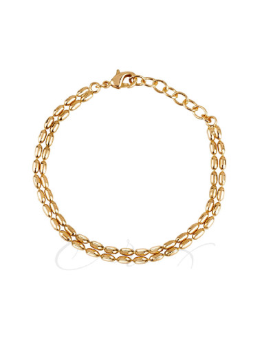 PULSERA VIDAL&VIDAL DOBLE CADENA BOLAS ALARGADAS X9550817