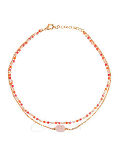 TOBILLERA VIDAL&VIDAL PIEDRAS ROSAS X4597222