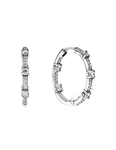 PENDIENTES PANDORA AROS BRILLANTES EN PAVÉ 290043C01