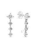PENDIENTES PANDORA COLGANTES CÍRCULO & CUADRADO BRILLANTES 290045C01