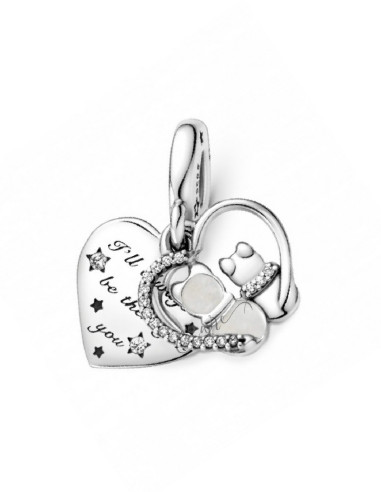 CHARM COLGANTE PANDORA GATOS Y CORAZÓN 799546C01