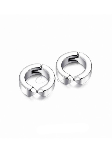 PENDIENTES HOMBRE  ACERO CAREX 126-CRI-A2B