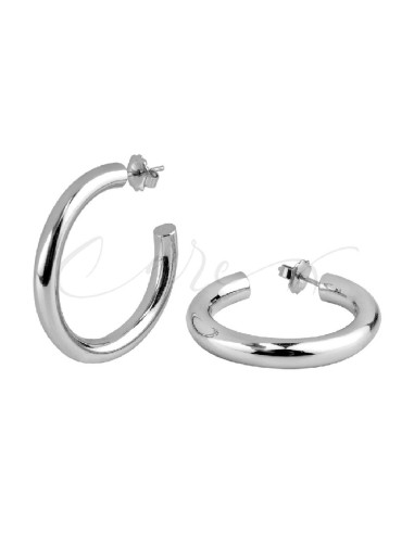 PENDIENTES VIDAL&VIDAL ARO REDONDEADO 40MMX5MM R1771