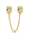 CADENA SEGURIDAD PANDORA SHINE CORAZONES FIRMA PANDORA 767027CZ-05