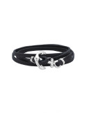 PULSERA PIEL AZUL