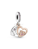 CHARM PANDORA DOBLE CORAZONES INFINITOS ENTRELAZADOS 781020C01