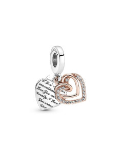 CHARM PANDORA DOBLE CORAZONES ENTRELAZADOS 781062C01
