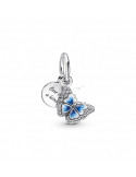 CHARM PANDORA DOBLE MARIPOSA AZUL Y CITA 790757C01
