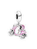 CHARM PANDORA MOTO SCOOTER ROSA 791057C01