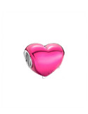 CHARM PANDORA CORAZÓN METÁLICO ROSA 799291C03