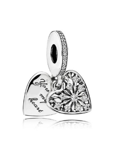 CHARM COLGANTE PANDORA EN PLATA DE LEY ALEGRÍA NAVIDEÑA 796372CZ