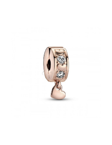 CHARM PANDORA BRILLANTE CON FORMA DE CORAZÓN INFINITE HEARTS 782253C01