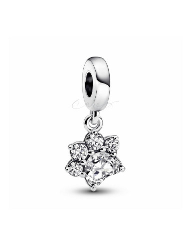 CHARM PANDORA BRILLANTE CON ESTAMPADO DE PATA DE MASCOTA 792247C01