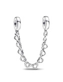 CHARM PANDORA CADENA DE SEGURIDAD CORAZONES ENTRELAZADOS 792274C00-05