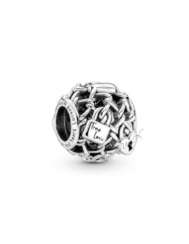 CHARM PANDORA CANDADO ESLABONES CADENA FILIGRANA 790071C00
