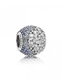 CHARM PANDORA EN PLATA DE LEY ENCANTO AZUL EN PAVÉ 797032NABMX