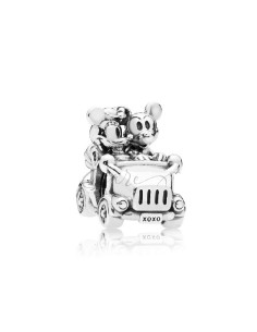 CHARM PANDORA EN PLATA DE LEY MICKEY Y MINNIE COCHE DE DISNEY 797174