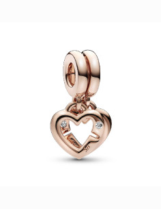 CHARM COLGANTE PANDORA CORAZONES DE HERMANAS 789538C01