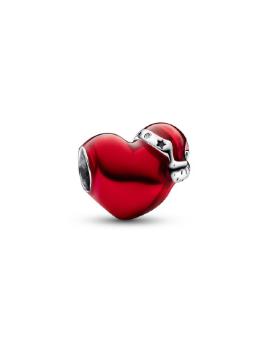 CHARM PANDORA CORAZÓN NAVIDEÑO ROJO 792336C01
