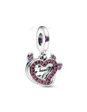 CHARM COLGANTE PANDORA DOBLE CORAZÓN DIABLO 792511C01