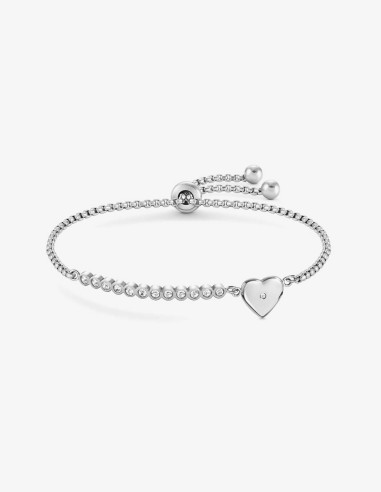 PULSERA MUJER NOMINATION MILLELUCI CORAZÓN CON C.ZIRCONIA 028008/022