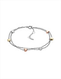 PULSERA MUJER FOSSIL SUTTON ACERO JF02854998 TRICOLOR