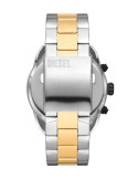 RELOJ UNISEX DIESEL SPIKED DZ4627 BICLOR