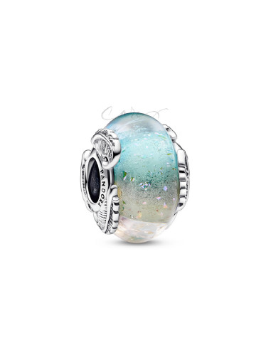 CHARM PANDORA CRISTAL DE MURANO PLUMA CURVADA 792577C00