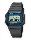 RELOJ UNISEX CASIO COLLECTION F-105W-1AWYEF NEGRO
