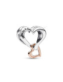 CHARM PANDORA CORAZÓN INFINITO EN FILIGRANA EN DOS TONOS 782642C00
