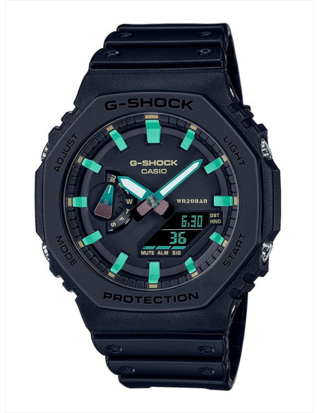 RELOJ HOMBRE CASIO G-SHOCK GA-2100RC-1AER NEGRO