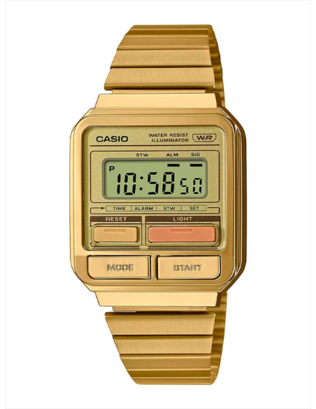 RELOJ UNISEX CASIO VINTAGE A120WEG-9AEF DORADO