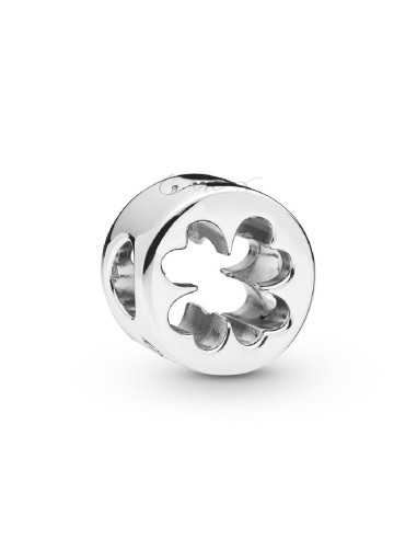 CHARM PANDORA EN PLATA DE LEY TRÉBOL EN FILIGRANA 797868