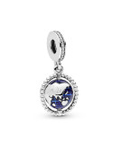 CHARM COLGANTE PANDORA EN PLATA DE LEY GLOBO GIRATORIO 798021CZ