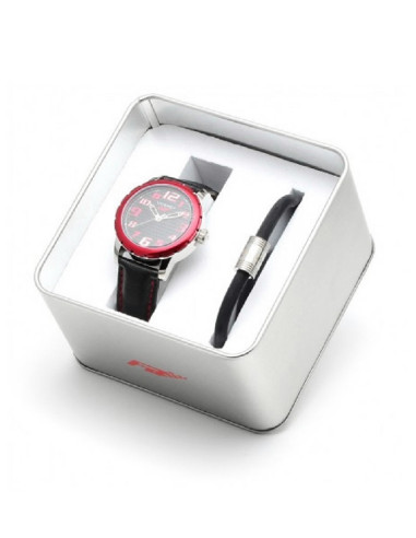 PACK RELOJ + PULSERA VECROY NIÑO 40397-55 NEGRO