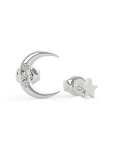 PENDIENTES MUJER GUESS JEWELRY GET LUCKY MOON AND STAR UBE29009
