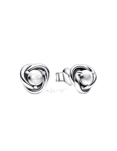 PENDIENTES PANDORA DE BOTÓN CIRCULO ETERNITY ABRIL 292335C01