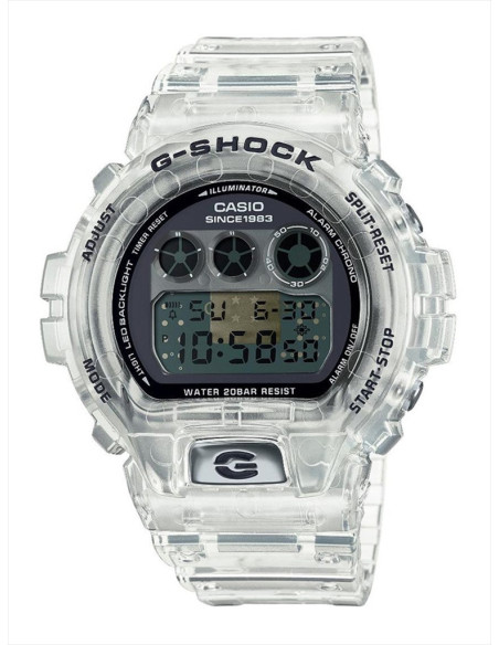RELOJ HOMBRE CASIO G-SHOCK DW-6940RX-7ER TRANSPARENTE 40 ANIVERSARIO CLEAR REMIX