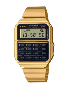 RELOJ UNISEX CASIO VINATGE CALCULADORA CA-500WEG-1AEF DORADO 2