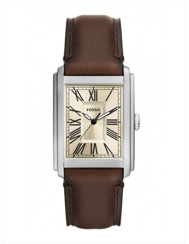 RELOJ HOMBRE FOSSIL CARRAWAY FS6012 MARRÓN