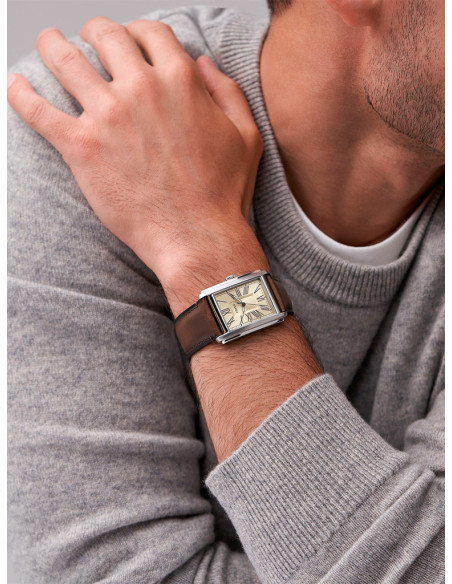 RELOJ HOMBRE FOSSIL CARRAWAY FS6012 MARRÓN