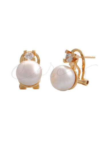 PENDIENTES VIDAL&VIDAL TU Y YO PERLA 11MM G1158A