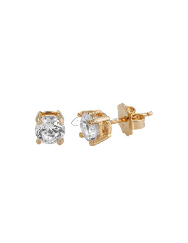 PENDIENTES VIDAL&VIDAL CIRCONITAS GARRAS 6MM G2089B