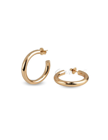 PENDIENTES MEDIO ARO VIDAL&VIDAL REDONDEADO G2230A