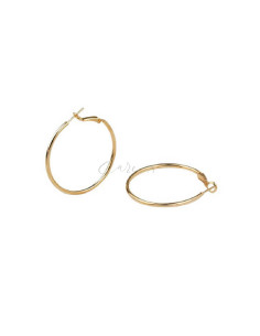 PENDIENTES DE ARO VIDAL&VIDAL FINO CLIP G2406B